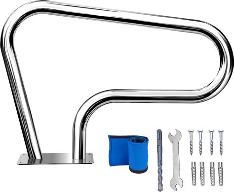 Buy KODOM Pool Handrails 32x22.5 Pool Railing 304 Stainless Steel ...