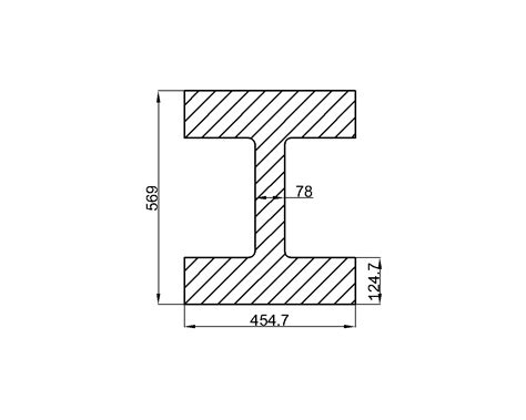 Dimensiuni, greutate și proprietăți pentru grinda de oțel W14x730