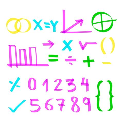 Éléments d'infographie scolaire avec des marqueurs colorés | Vecteur ...