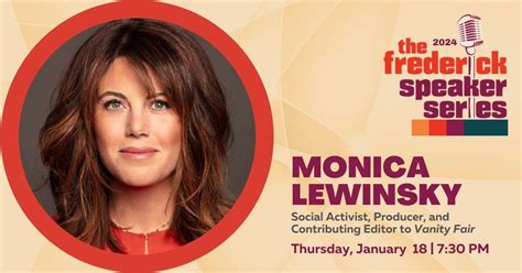 Frederick Speaker Series presents Monica Lewinsky, Weinberg Center for ...