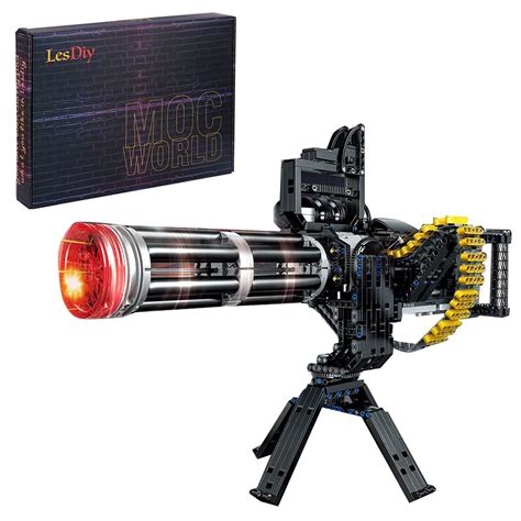 Buy Dr.Bricks Gatling with Shooting Functon, Motors & Battery, Machine ...