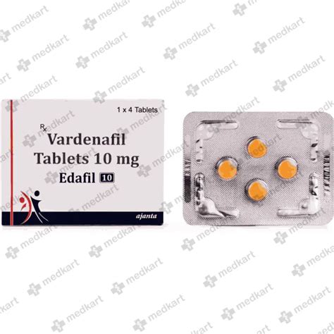 EDAFIL 10MG TABLET 4'S : View Price, Combination and Alternatives | Medkart
