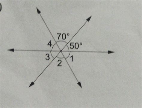 find the magnitudes of the angles labelled 1,2,3 and 4. - Brainly.in