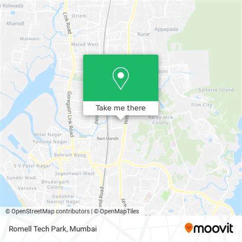 How to get to Romell Tech Park in Goregaon by bus, train or metro?