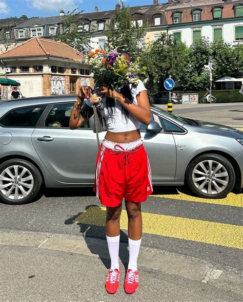 Curated Visionary on Instagram: "Styling adidas shorts 🩳" | Street ...