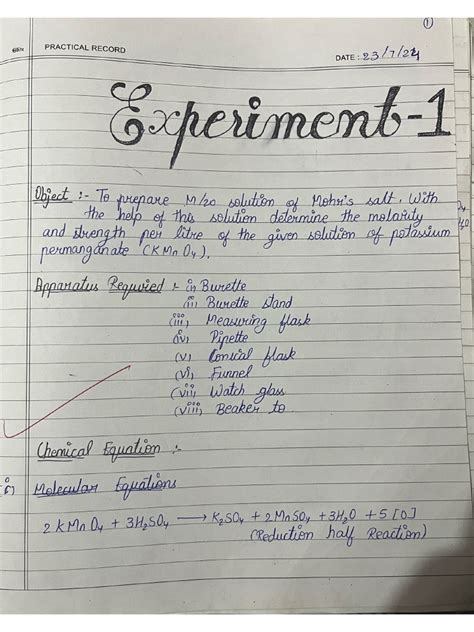 Chemistry Practical File 的图像结果
