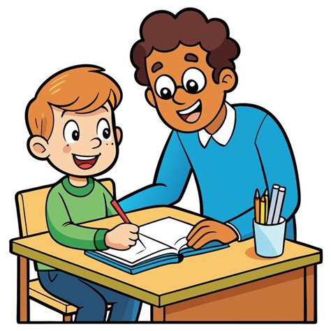 A picture of a boy and a boy with a book titled quot the boy is quot ...