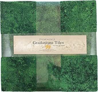 Stonehenge Gradations Brights Rainforest Stone Tiles 42 10-inch Squares ...