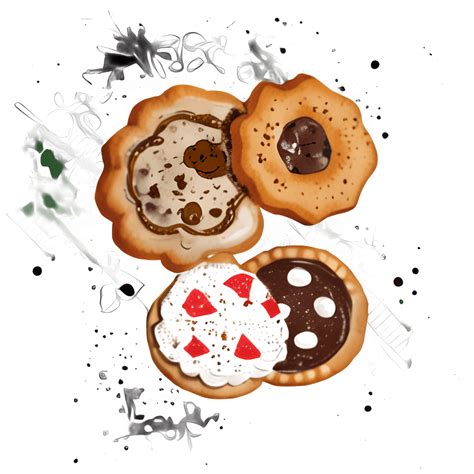 Homemade Cookies Clip Art · Creative Fabrica