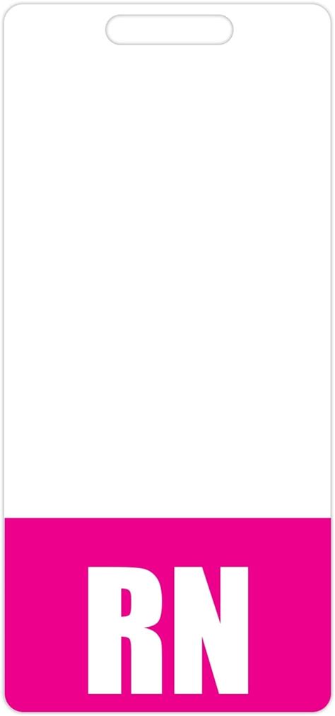 Nurse Nation RN Badge Buddy Pink - Vertical Heavy Duty Badge Tags India ...