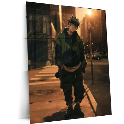 🖤 Asta from Black Clover | Anime Metal Frame Poster for True Magic Kni ...