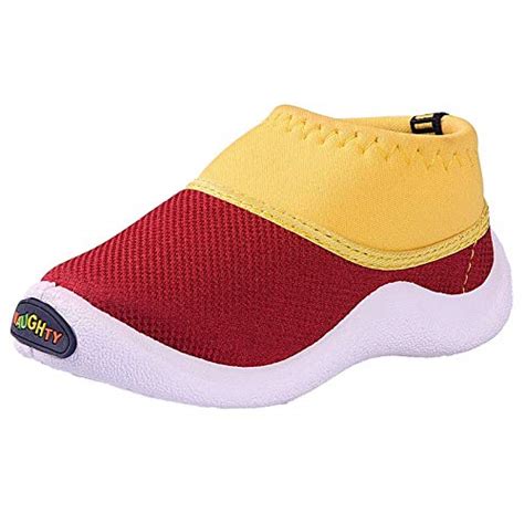 Buy DayZ Boy's Running Shoe (Casual Red Yellow 4 Kids) at Amazon.in