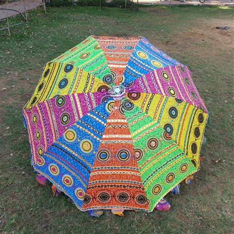 Traditional Indian Ethnic Beach and Garden Umbrella Parasol ...