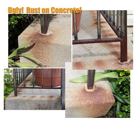 Image result for Using CLR to Remove Rust From Concrete