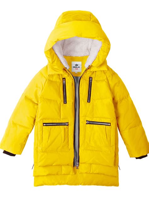 Buy Orolay Children Hooded Down Jacket Girls Packable Puffer Jacket ...