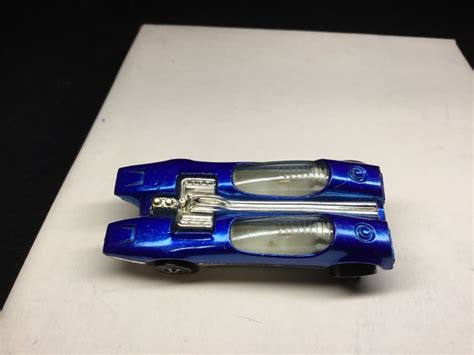 Vintage Hot Wheels Redline Splittin Image 1968 Mattel Diecast Toy Car Blue USA -- Antique Price ...