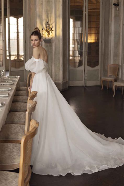 Organza Wedding Dress With Sleeves