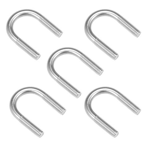 uxcell U-Bolts 1"(25mm) Inner Width 304 Stainless Steel M8 U-Bolt ...