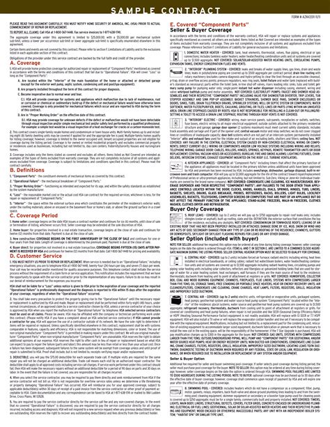 HSA Home Warranty Brochure | PDF