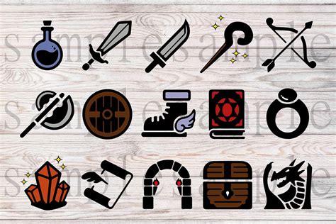 Buy Dnd Icon Dungeons and Dragons Icon Svg Files for Cricutd20 Online ...