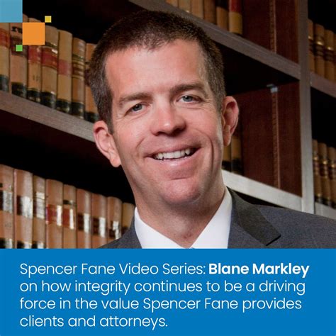 In the next installment of the Spencer Fane video series, Blane Markley ...