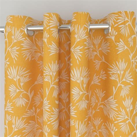 Buy Medley Jacquard Door Curtain with Chrome Eyelets -Set of 2 -110 x ...