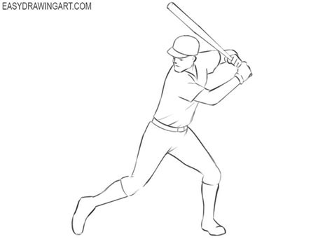 cartoon baseball player drawing | Baseball players, Baseball, Draw