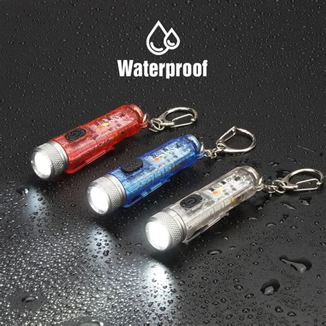 Rechargeable Mini Powerful Keychain Flashlight