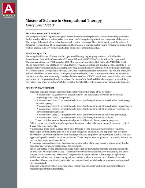 How To Apply For Occupational Therapy at Douglas Mclean blog