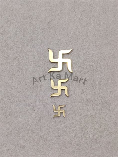 SWASTIK - GOLD ACRYLIC CUTOUT (B) – Art Ka Mart