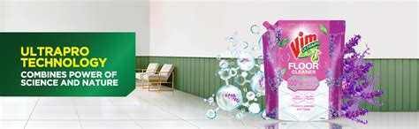 Vim Floor Cleaner: 1.8L | French Lavender with Sage | 100% Removal of ...