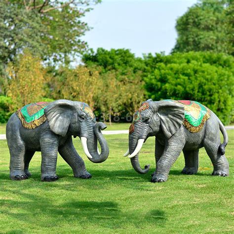 必胜客大象雕塑玻璃钢彩绘雕塑 - 卓景雕塑公司