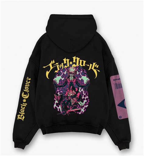 Black Clover Designed Oversized Hoodie – The Fit Check