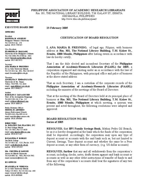 Image result for SBA Resolution Certificate