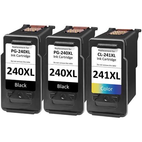 PG-240XL CL-241XL Black Color Ink Cartridge for Canon Pixma MG3620 ...