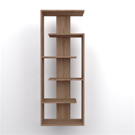 Toner Standard Engineered Wood Bookshelf Teak finish — TREVI FURNITURE