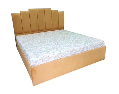 WoodFrame Luxury Assam Teak Wood and Plywood Bed with Storage (Vertical ...