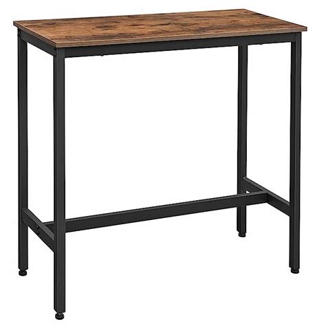 VASAGLE Bar Table, Narrow Long Bar Table, Kitchen Dining Table, High ...