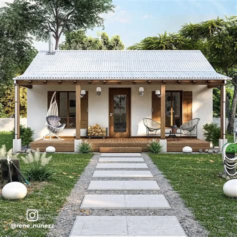 Fachadas de casas pequeñas | Diseños modernos, sencillos y bonitos