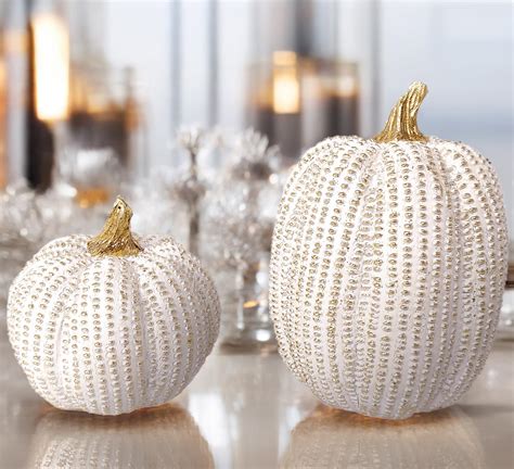 Amazon.com: FESTGLOX Fall Pumpkin Decor, 2 PCS Resin Thanksgiving Fake ...