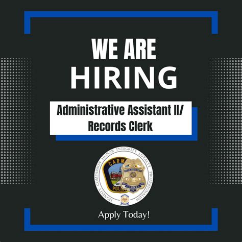 Carmel Police Department on Twitter: "CPD is accepting applications for ...