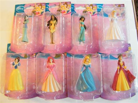 Buy Disney Princess Figure Figurine Set of 8 with Belle, Little Mermaid ...