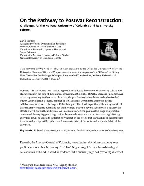 SOLUTION: On the pathway to postwar reconstruction - Studypool
