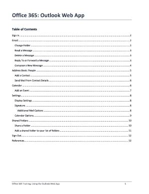 Download Outlook 365 - Fill Online, Printable, Fillable, Blank | pdfFiller