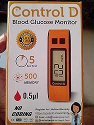 Control D Orange 50 Strips & Glucometer : Amazon.in: Health & Personal Care