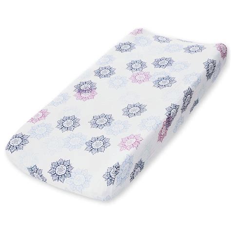 aden by aden + anais changing pad cover single, pretty pink - medallion ...
