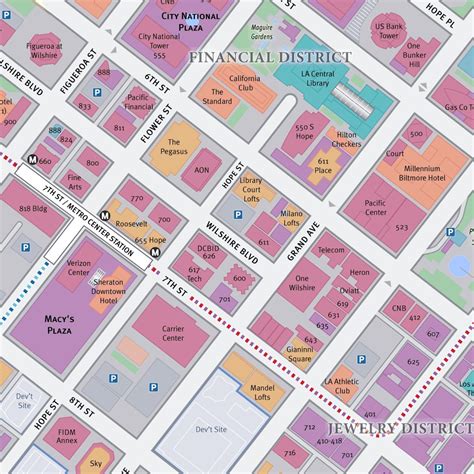 Downtown Los Angeles Map by Cartifact | Avenza Maps