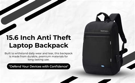 Buy Martucci Talon Anti-Theft Backpack – Black Color – USB Charging ...