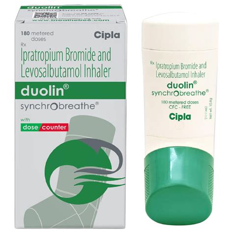 Duolin Synchrobreathe Inhaler With Dose Counter 180 MDI | Uses, Side ...