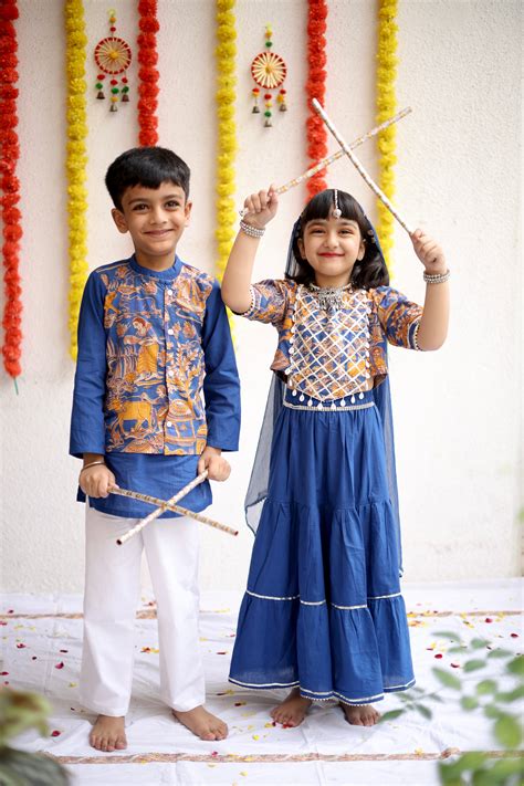 Navratri Nakhra Sibling Set – CubsNCrowns